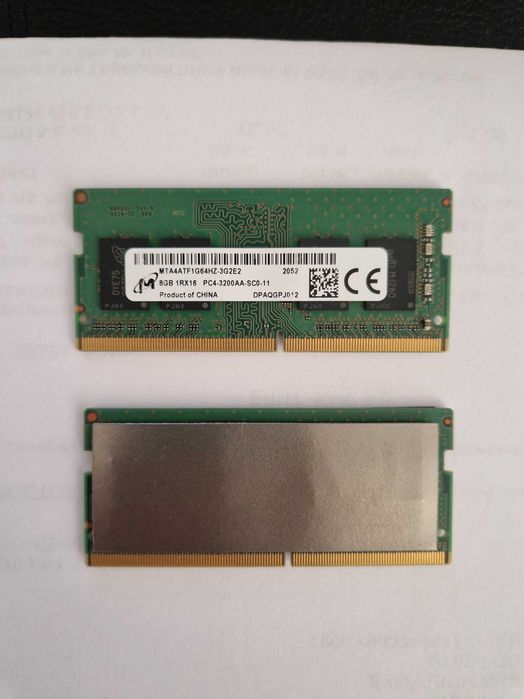 8 GB RAM ( РАМ ) памет DDR 4-3200 ( 1600 MHz ) (SO-DIMM)