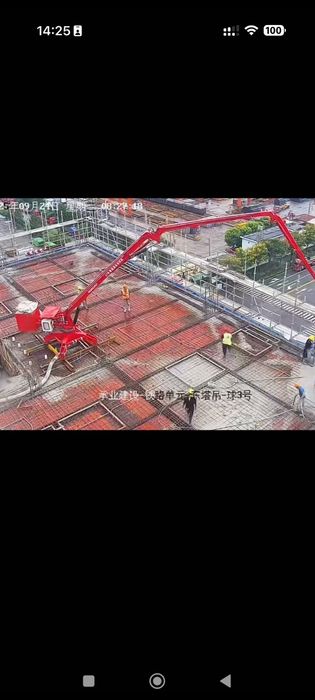 Бетона насос  и Башенный кран