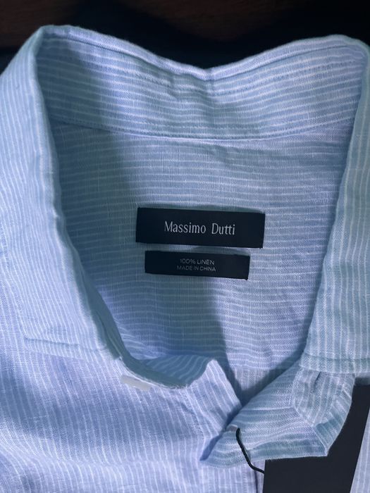 Мъжка ленена риза Massimo Dutti размер м
