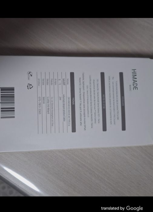 Cablu conversie Type C to HDMI TV