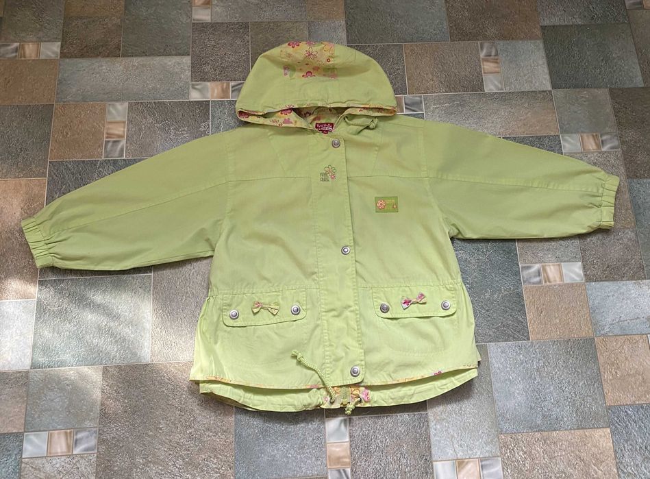 Плащ Ветровка Тренч на девочку до 8 л бренд Франция