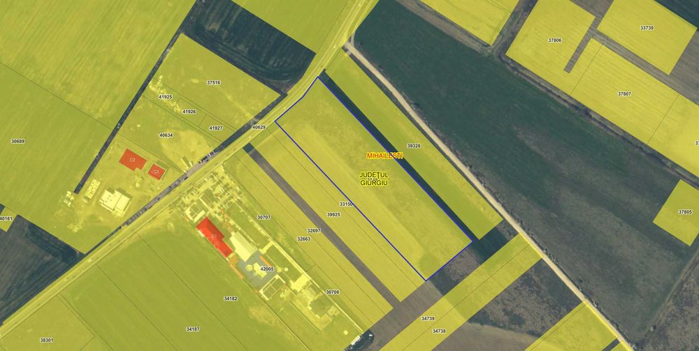 Particular, vând teren 24.108 mp, stradal DN6/ E70, Mihăilești, Giurgiu - Next Dovinot/ Yuksel
