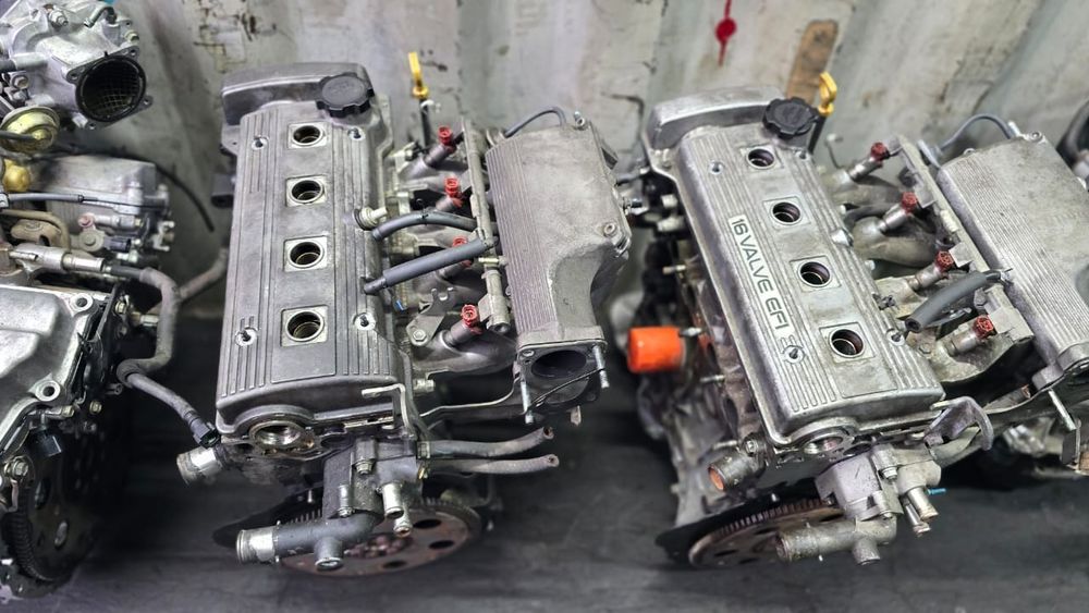 Двигатель Тойота Карина Е объём 1.6 1.8