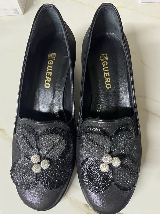 Новые турецкие кожаные туфли