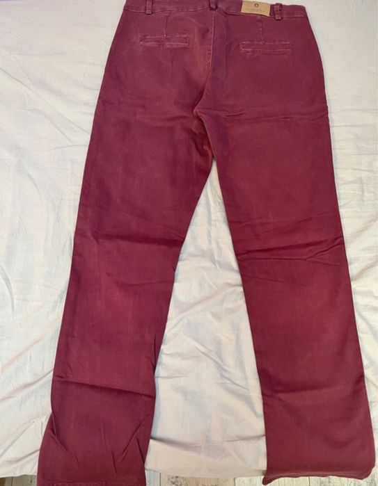 Pantaloni Floreiza grena