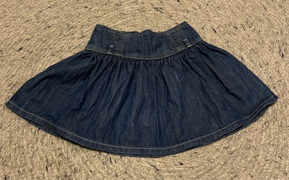 Outfit/ fusta si tricou Zara pentru fetite 5-6 ani/ 116 cm