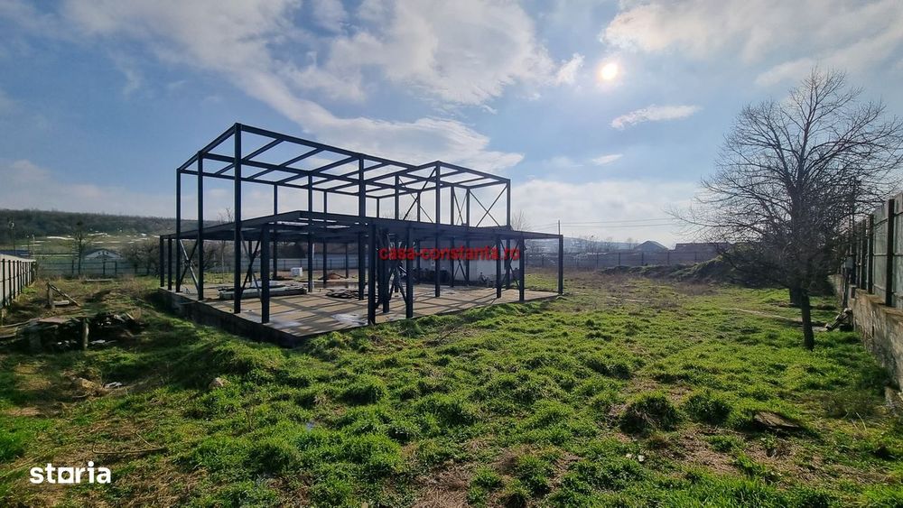 Casă P+1 pe structură metalica  – teren 2.660 mp  - toate utilitatile