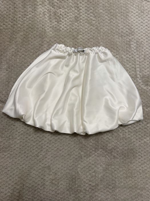 Юбка баллон атласная