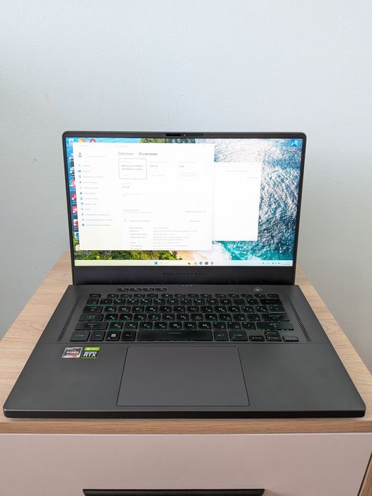 Asus Rog Zephyrus G15 2K Ryzen 9 6900HS/8/512/RTX 3060/165Hz