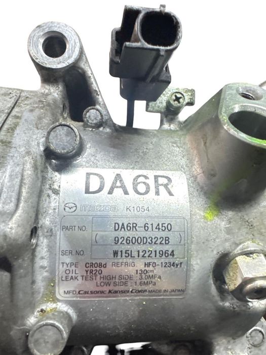 Compresor Ac Mazda Cx-3 Dk 2015 -> Da6R-61450 1.5