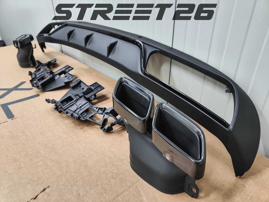 Bara fata AMG si Difuzor C63 Mercedes C-Class W205 (2014-2021)