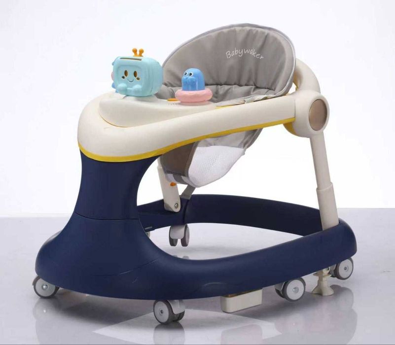 Детские ходунки Baby Walker (зелёный, многофункциональный)