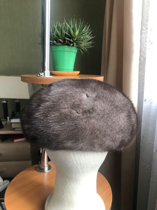 Норковый берет новый