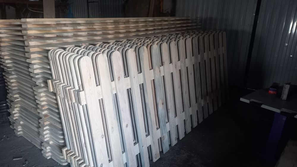 Продаётся штакет готовый забор пролетами