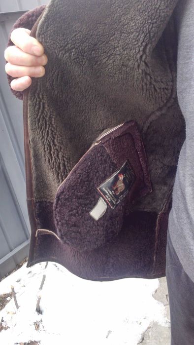 Дубленка из натуральной овчины.