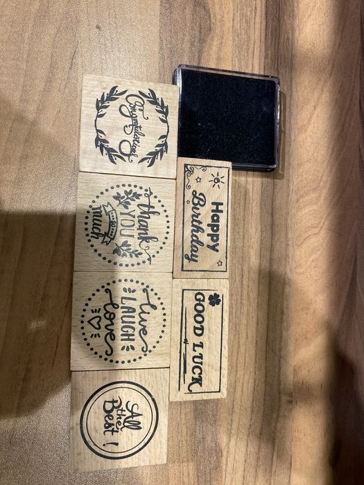 Set stampile din lemn