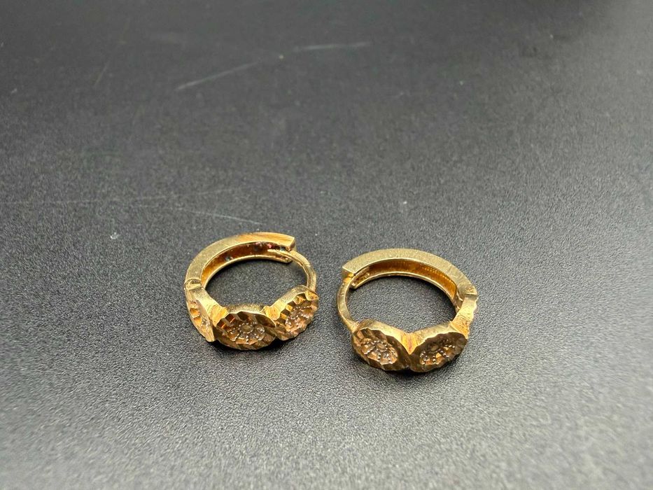Dracula Amanet: Cercei de Aur: 2.42gr/14k.