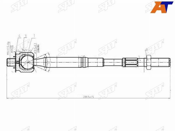 Рулевая тяга Toyota Allion