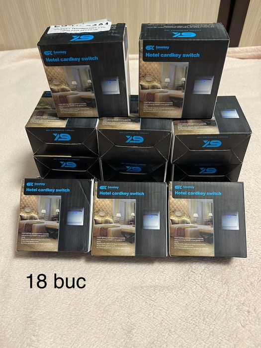 Întrerupătoare card hotel / pensiune