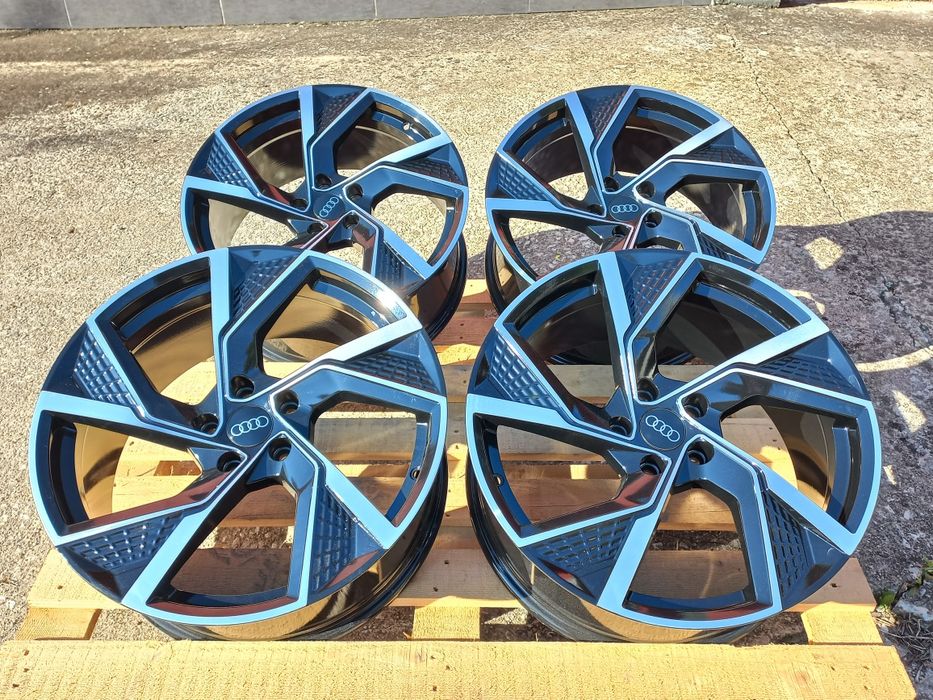 18 Audi RS2025 line A4 A5 A6 A7 A8 Q3 Q5 Rs6 Rs7 Black Diamond 8.5j