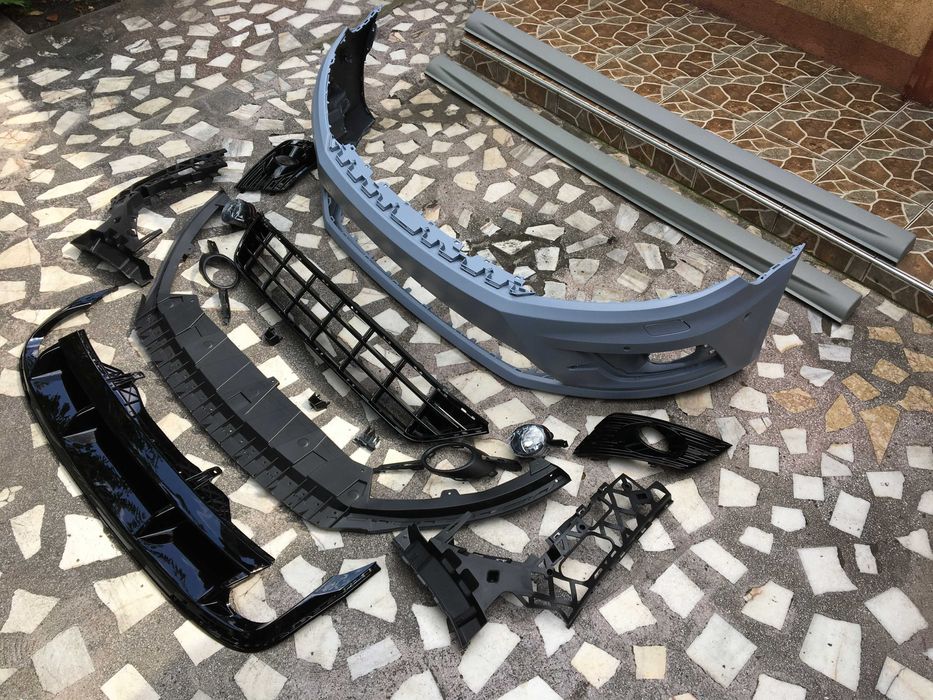 Bara Passat CC R line completa, praguri, difuzor spate (set complet)
