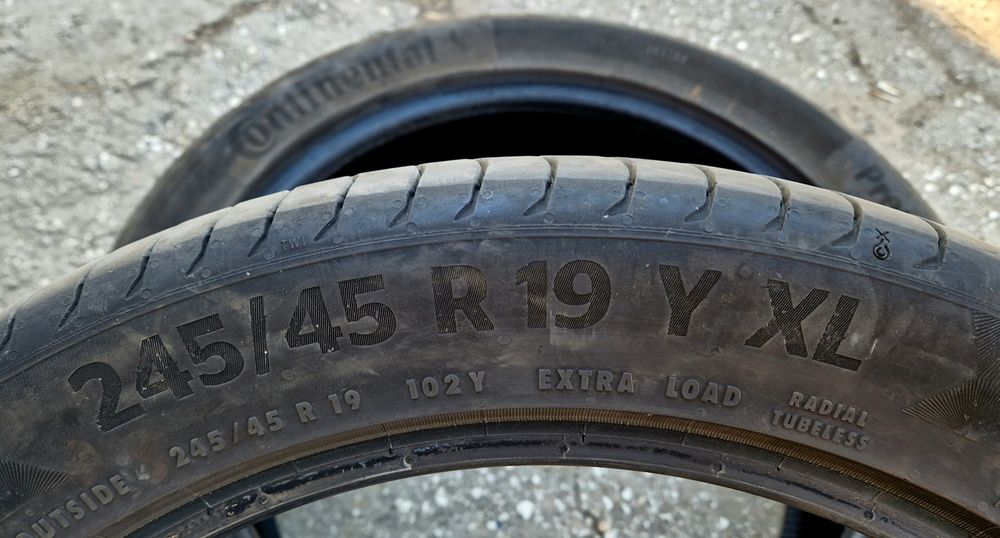 DOT 2022, 245/45/19 летни гуми Continental PremiumContact6 Континентал