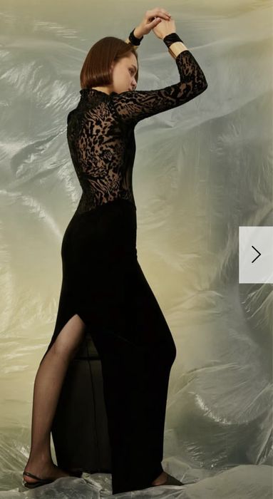 Rochie neagra catifea superba pt orice eveniment