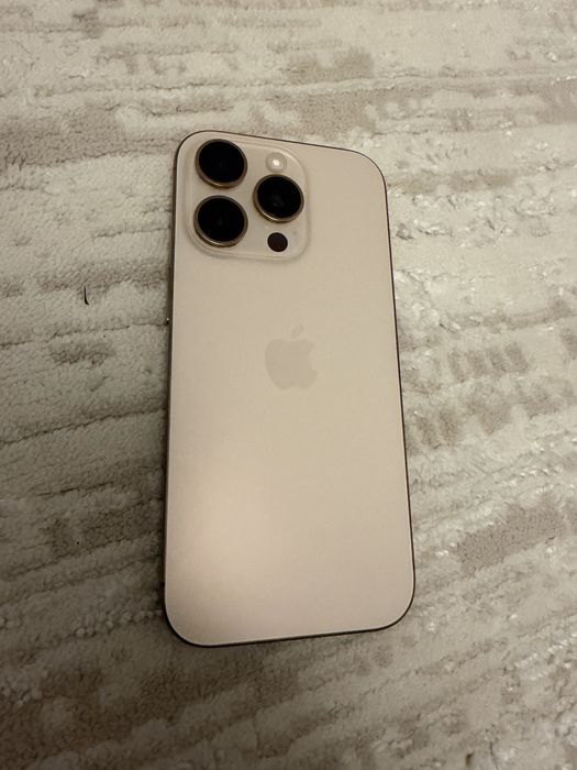 Iphone 16 pro, Gold, 256 gb, 10/10 aspect