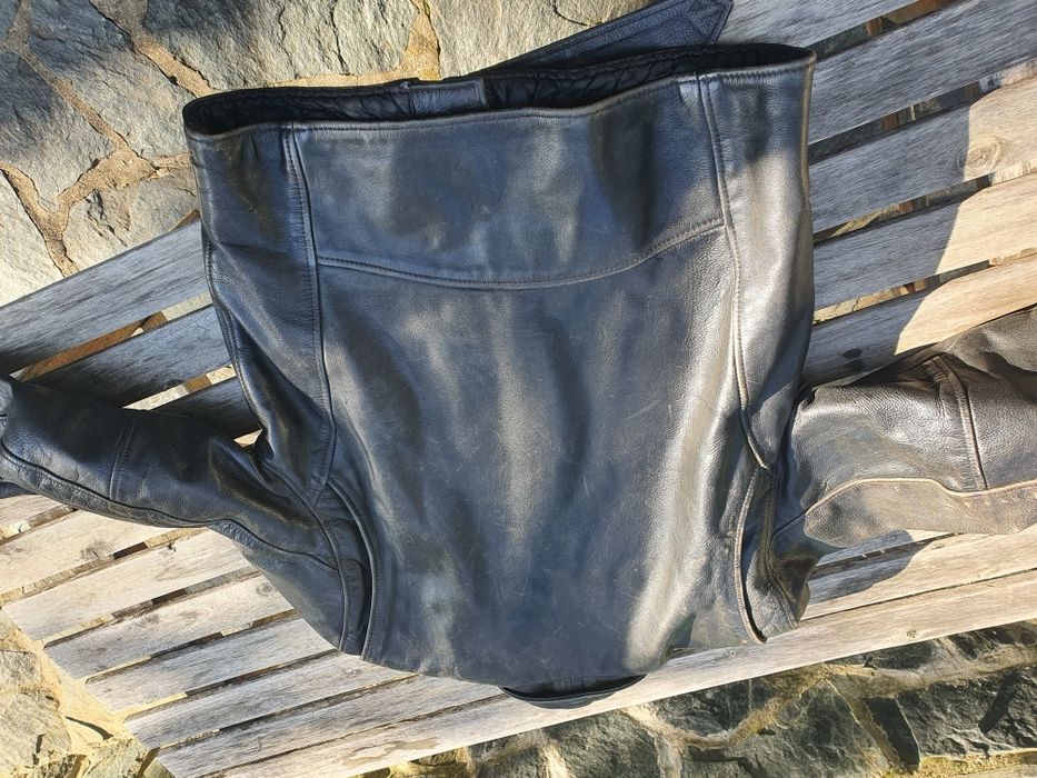 Рокерско дамско  кожено яке 40 номер