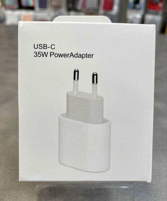 Зарядно 35W за iPhone 16 Pro/17 Pro Max Адаптер Type C  Ново