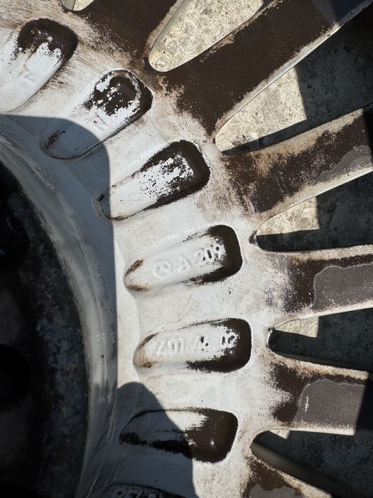 4 бр оригинални джанти 5х112 Mercedes 18ки спорт пакет с гуми подарък