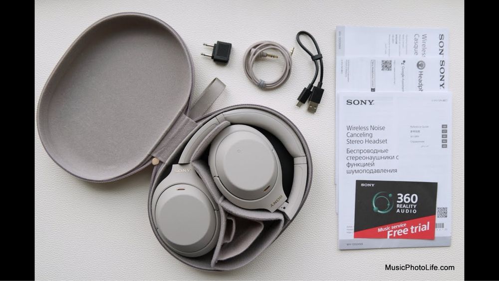 Casti sony wh1000 xm4 noice canceling