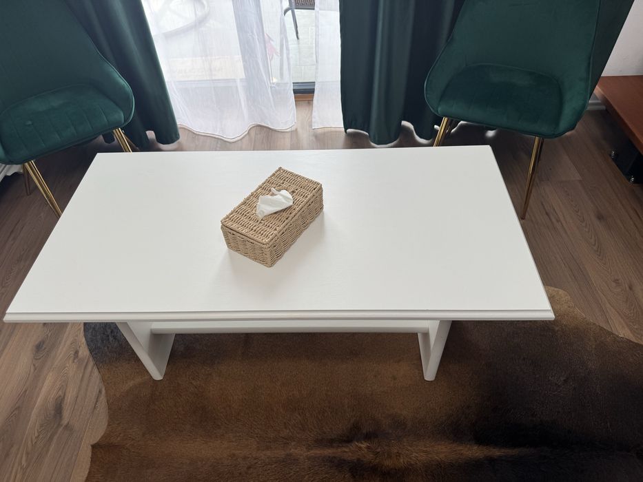 Masuta living alba mdf