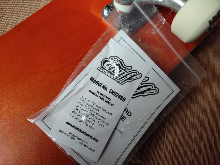 Skateboard complet Enuff Fade Orange 7,75'"