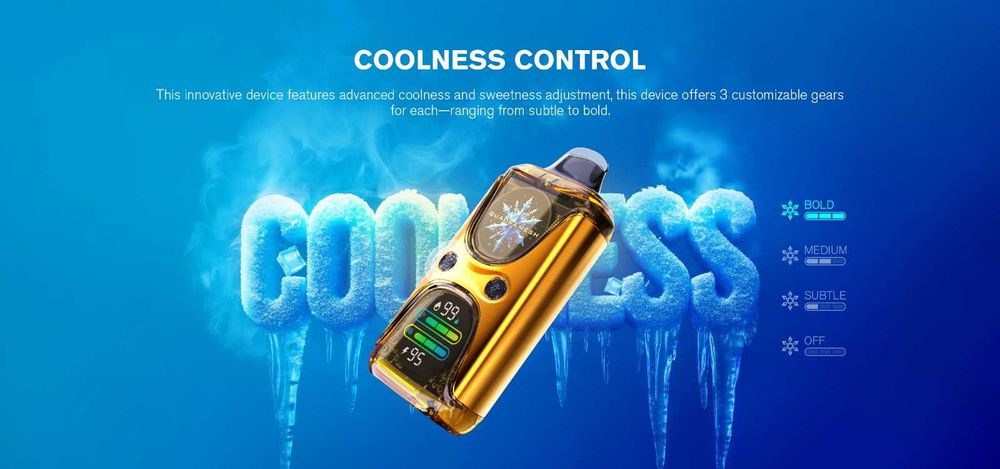 Vape 60.000 Puff cu reglaj Ice & Sweet Carcasa metalica Lux!