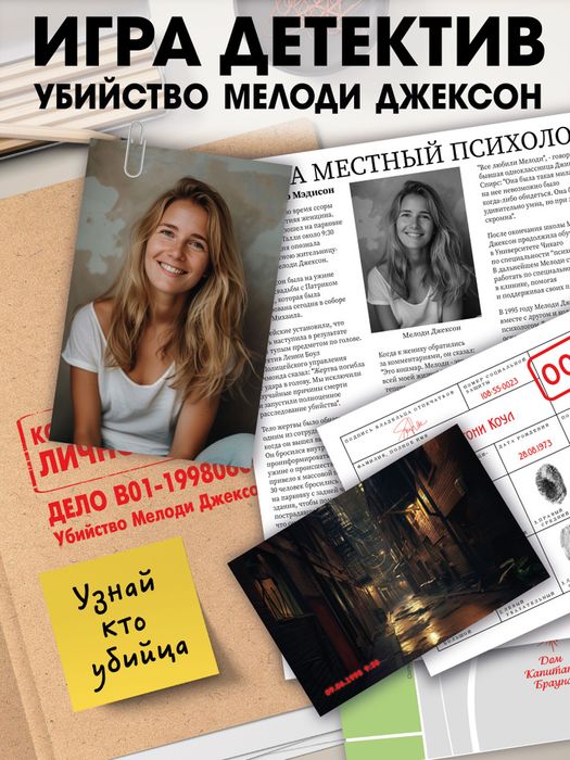 «Поймай убийцу» настольная игра