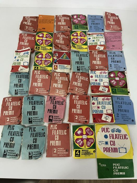 Colectie plicuri filatelice cu timbre anii 80 !!