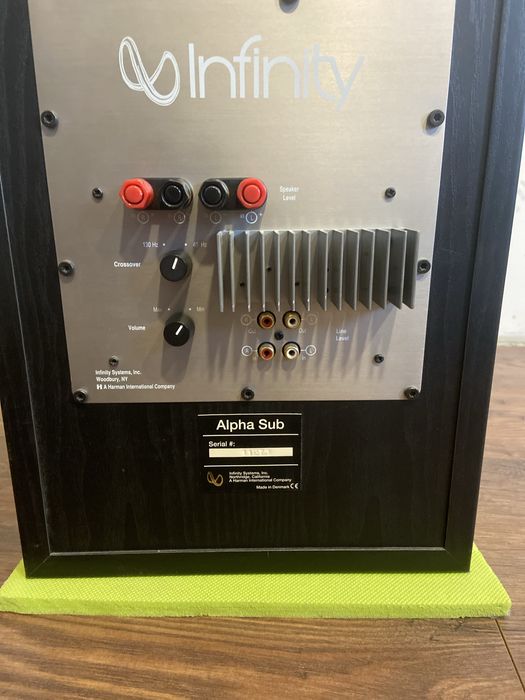 Infinity ev8d technics