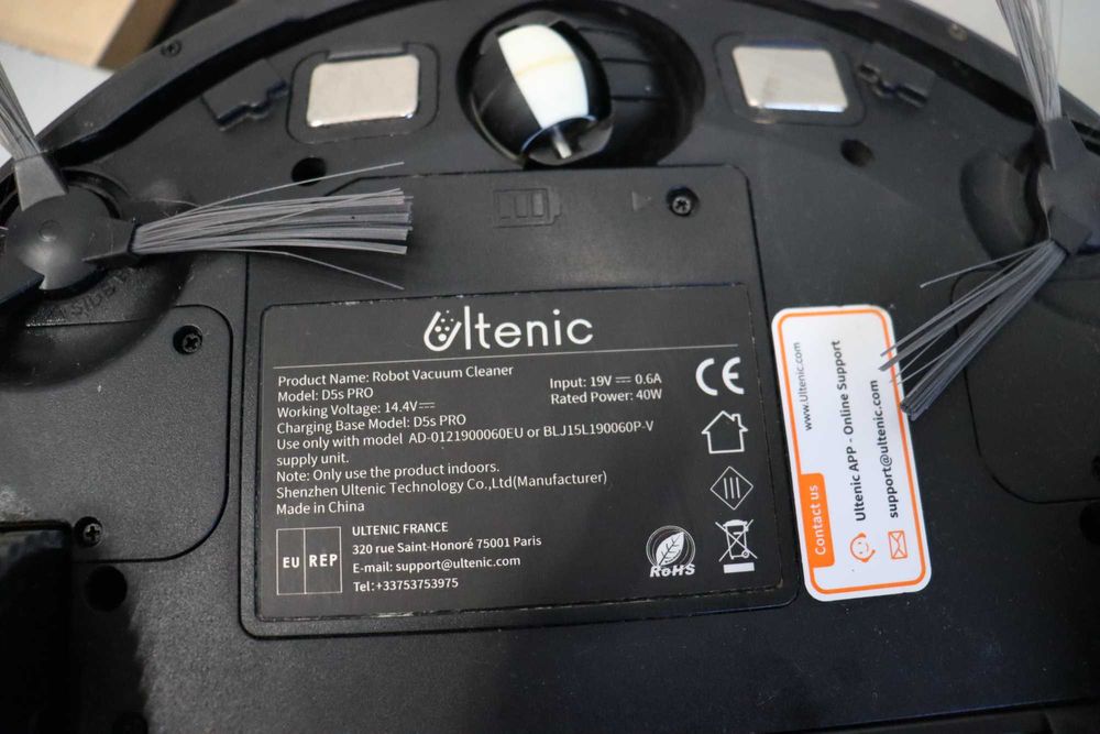 Роботизирана прахосмукачка Ultenic D5S 3 в 1, метене, прахосмучене