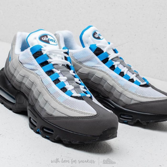 Nike Air Max 95 Recraft GS Grey Laser Blue
