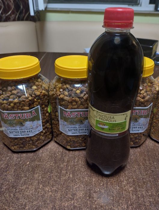 Tinctură Propolis, Păstura crudă, Podmore, Lăptișor de Matca Pur