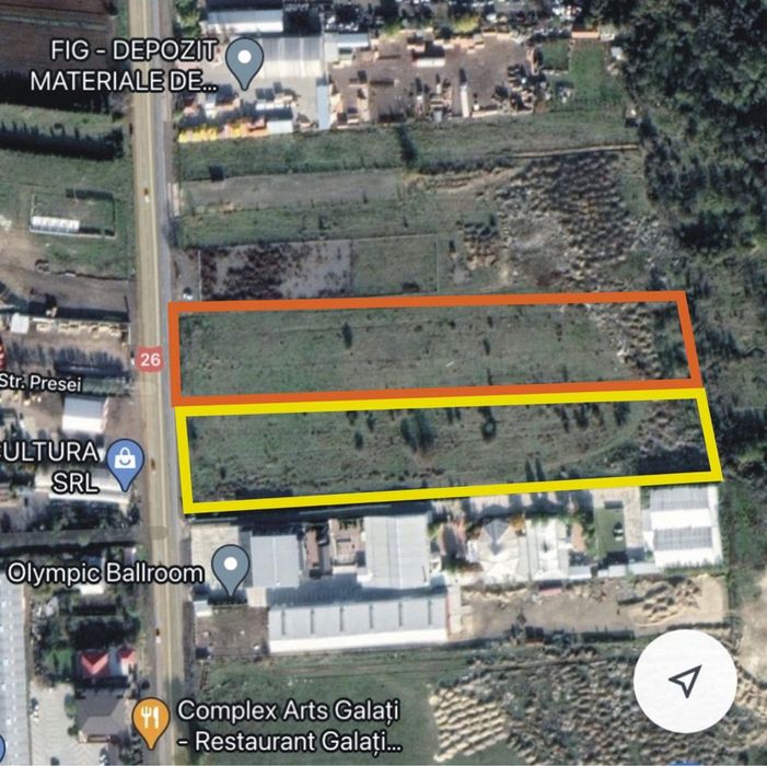 Teren De Vanzare  DN26 Traian Parc