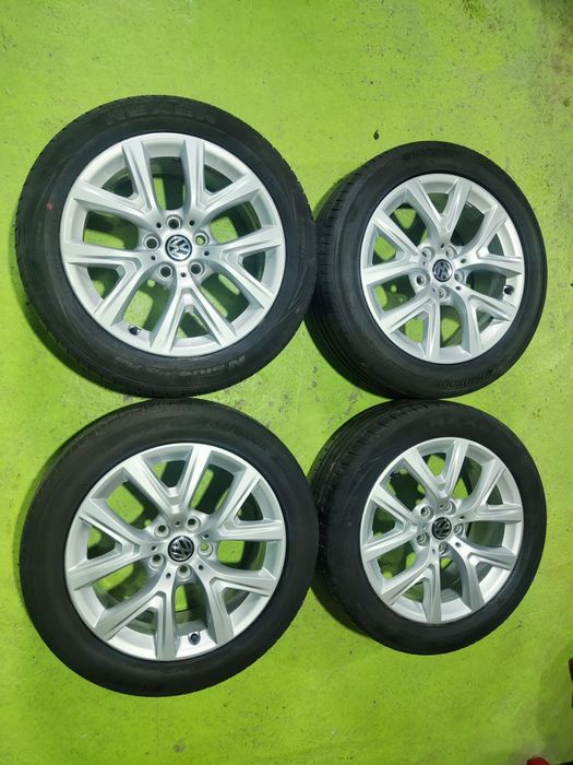 17 5x112 Vw Touran Caddy Passat Skoda лети джанти 5х112 205/55/17