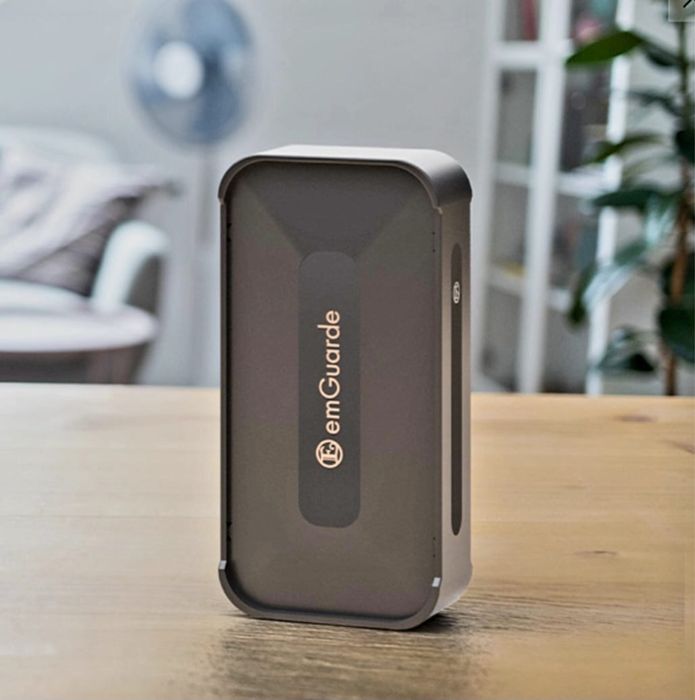 Protecție EMF casă & birou | emGuard – acoperire 8m | Plug & Play | fără mentenanță