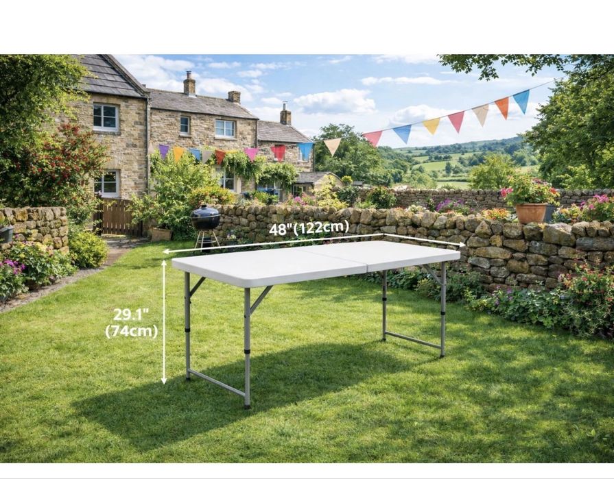 Masa pliabila gradina  Vivo Fuori 122cm cadru otel