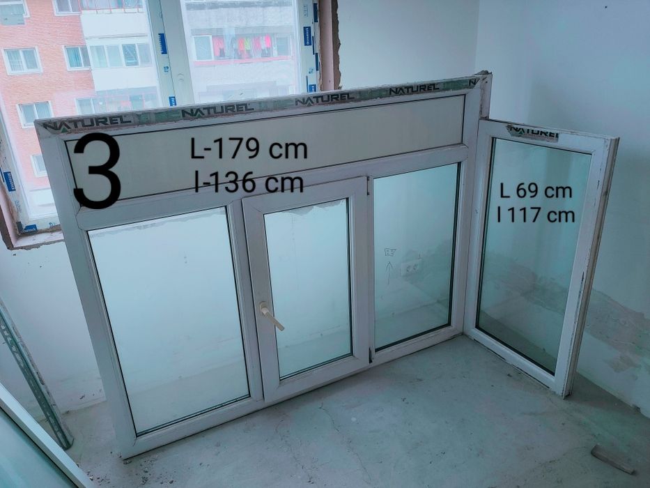 Ferestre PVC termopan, profil 5 camere.