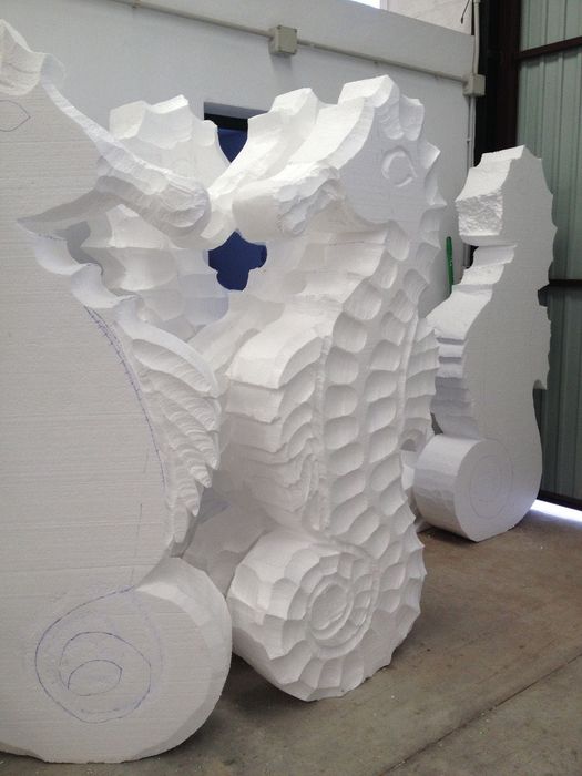 3д фигуры из пенопласта