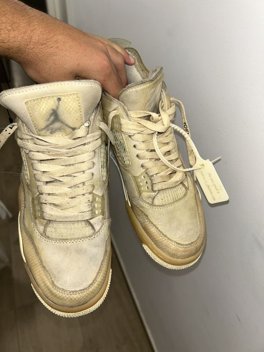Jordan 4 Retro Off-White Sail