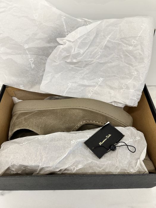 Мъжки велурени обувки Massimo Dutti