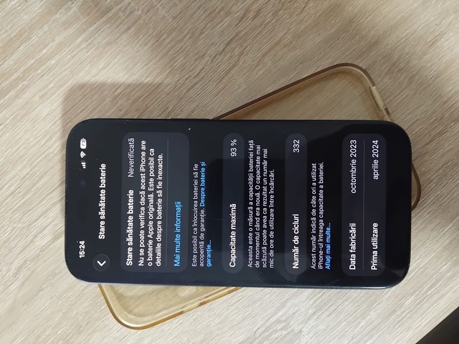 Iphone 15 negru disponibil